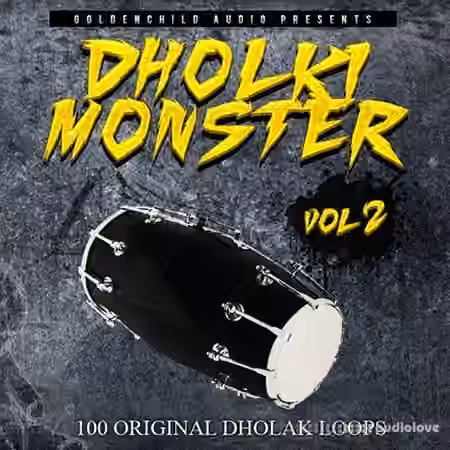 Goldenchild Audio Dholki Monster 2 [WAV, REX, AiFF] - Sample Pack Artwork