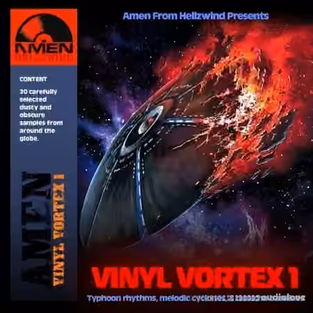 Grimey Gems Amen Vinyl Vortex 1 [WAV] - Sample Pack Artwork