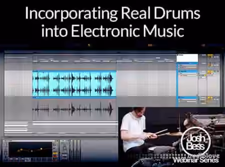 Groove3 Incorporating Real Drums into Electronic Music [TUTORiAL] - Sample Pack Artwork