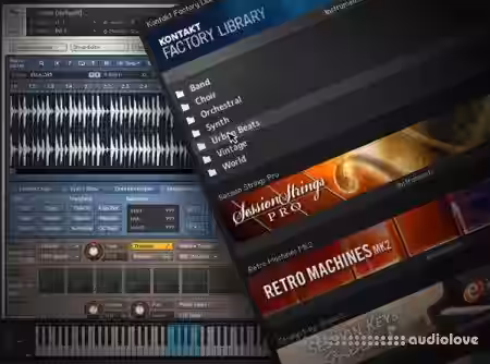 Groove3 KONTAKT 5 Working with the Factory Library [TUTORiAL] - Sample Pack Artwork