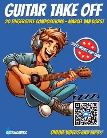 Guitar Take Off: 20 Easy Fingerstyle Guitar Compositions - Sample Pack Artwork