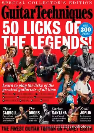 Guitar Techniques 50 Licks Of The Legends 2019 - Sample Pack Artwork