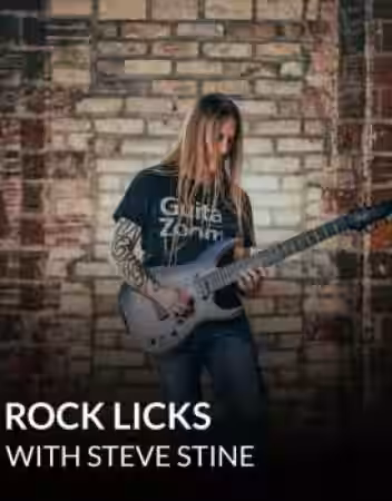 GuitarZoom Rock Licks with Steve Stine 2020 [TUTORiAL] - Sample Pack Artwork