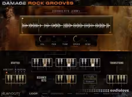 Heavyocity Damage Rock Grooves [KONTAKT] - Sample Pack Artwork