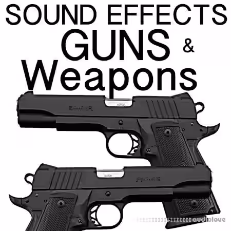Holy Cow Sound Effects Group Guns and Weapons Sound Effects [FLAC] - Sample Pack Artwork