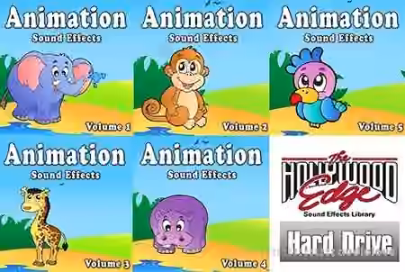 Hot Ideas The Hollywood Edge Sound Effects Library Animation Sound Effects FULL [WAV] - Sample Pack Artwork