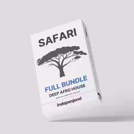 Indepenjend Safari Deep Afro House WAV MiDi Serum Presets - Sample Pack Artwork