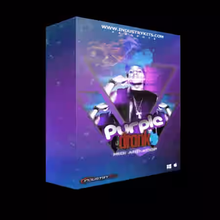 Industry Kits Purple Drank MIDI and Loop Pack [WAV, MiDi, DAW Templates] - Sample Pack Artwork