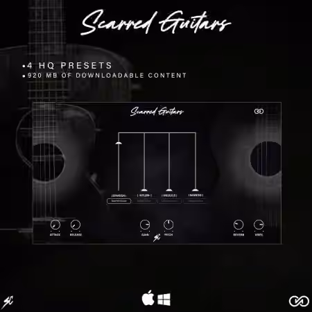Infinite Audio Scarred Guitars VSTi [WiN, MacOSX] - Sample Pack Artwork