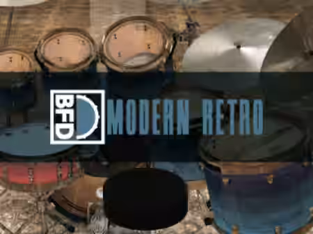 inMusic Brands BFD Modern Retro [BFD3] - Sample Pack Artwork