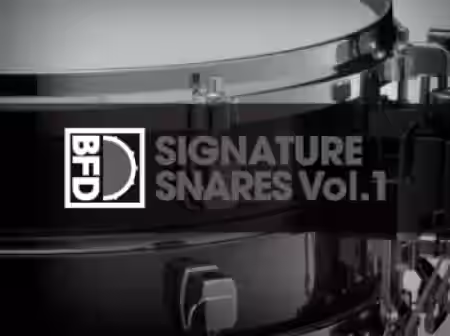 inMusic Brands BFD Signature Snares Vol.1 [BFD3] - Sample Pack Artwork