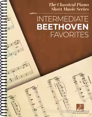 Intermediate Beethoven Favorites: Classical Piano Sheet Music Series - Sample Pack Artwork