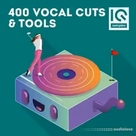 IQ Sample 400 Vocal Cuts and Tools [MULTiFORMAT] - Sample Pack Artwork