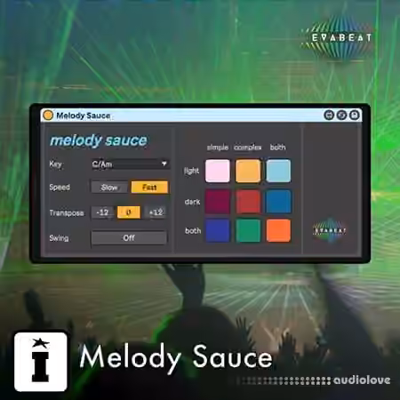 Isotonik Studios Evabeat Melody Sauce Melody Generator v1.0.2 [Max for Live] - Sample Pack Artwork