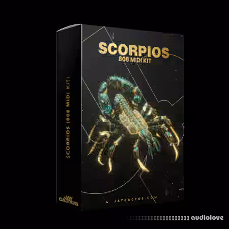 Jay Cactus Scorpios 808 MIDI Kit [Synth Presets] - Sample Pack Artwork