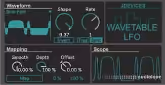JDevices WavetableLFO [Max for Live]