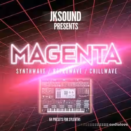 JKSOUND Magenta Synthwave for Sylenth1 [Synth Presets] - Sample Pack Artwork
