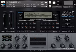 J├║nior Porci├║ncula MKS-2000 Digital Piano [KONTAKT]