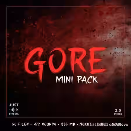 Just Sound Effects Gore Mini Pack [WAV] - Sample Pack Artwork