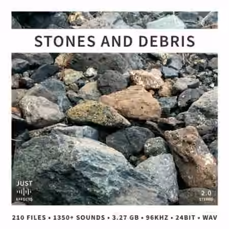 Just Sound Effects Stones and Debris [WAV] - Sample Pack Artwork