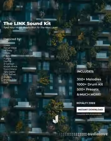 JX Studios The LINK Sound Kit [WAV, MiDi, Synth Presets] - Sample Pack Artwork
