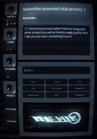 Kanemiko Assorted Vital Presets 1 [Synth Presets]