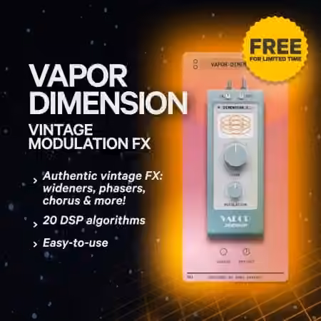 Karanyi Sounds Vapor Dimension v1.0.2 (Free For Limited Time) [WiN, MacOSX] - Sample Pack Artwork