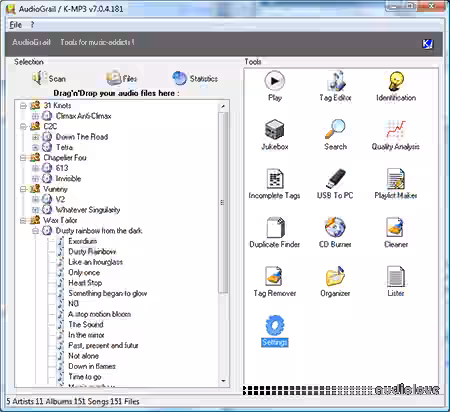 KC Softwares AudioGrail v7.11.2.216 Portable [WiN] - Sample Pack Artwork