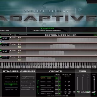 Kirk Hunter Studios Concert Strings Adaptive [KONTAKT]