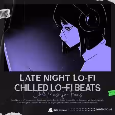 Kits Kreme Late Night Lo-Fi [WAV] - Sample Pack Artwork