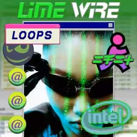 Kits Kreme Lime Wire - Hyperpop Loops [WAV] - Sample Pack Artwork