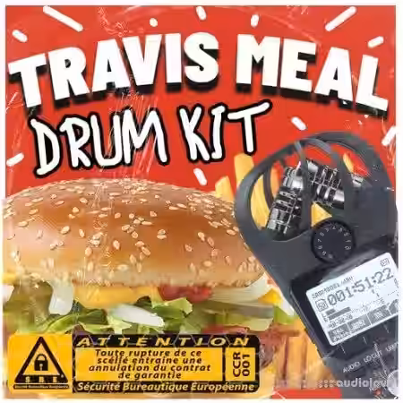 Kits Kreme Travis Meal (Foley Drum Kit) [WAV] - Sample Pack Artwork