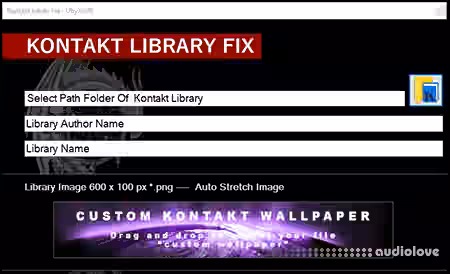 Kontakt Library FIX Utility [WiN] - Sample Pack Artwork