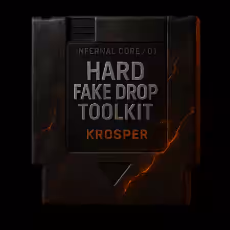 Krosper Hard Fake Drop Toolkit [WAV, Synth Presets] - Sample Pack Artwork