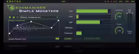 Krotos Dehumaniser Simple Monsters v1.1.4 [WiN] - Sample Pack Artwork