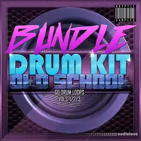 Kryptic Samples Drum Kit Old School Bundle [WAV] - Sample Pack Artwork