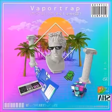 Kryptic Samples Vaportrap Vol.1 [WAV, MiDi] - Sample Pack Artwork