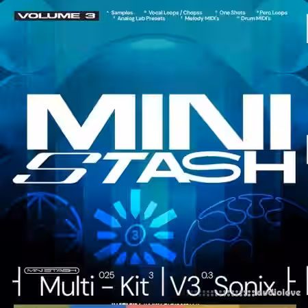 KXVI Ministash Vol.3 Multi Kit [WAV, MiDi, Synth Presets] - Sample Pack Artwork