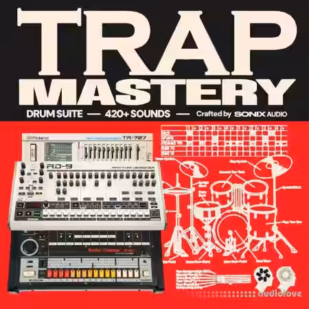 KXVI Trap Mastery Drum Suite [WAV, MiDi, DAW Templates] - Sample Pack Artwork