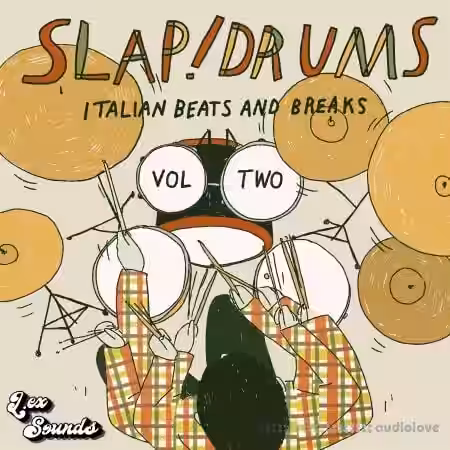 LEX Sounds SLAP Drums!: Italian Beats and Breaks Vol. 2 [WAV] - Sample Pack Artwork