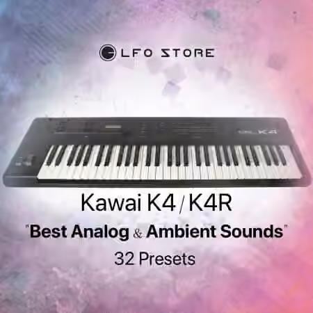 LFO Store Kawai K4/K4R Best Analog and Ambient Sounds [Synth Presets] - Sample Pack Artwork
