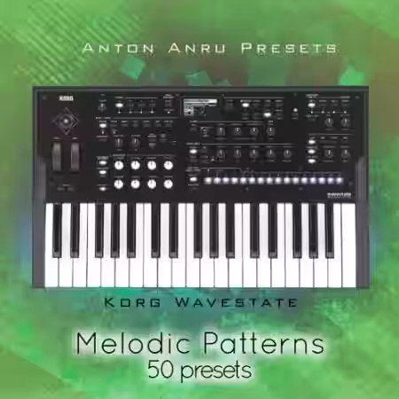 LFO Store Korg Wavestate 2 Melodic Patterns 50 Arp Presets by Anton Anru [Synth Presets] - Sample Pack Artwork