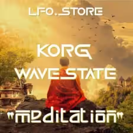 LFO Store Korg Wavestate Meditation Soundset 40 Exclusive Performances [Synth Presets] - Sample Pack Artwork