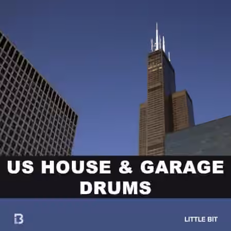 Little Bit US House and Garage Drums [WAV] - Sample Pack Artwork