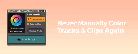 Live Workflow Tools Auto Track Colors AMXD - Sample Pack Artwork