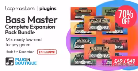 Loopmasters Bass Master Complete Expansion Pack Bundle v05.2023 [WiN] - Sample Pack Artwork