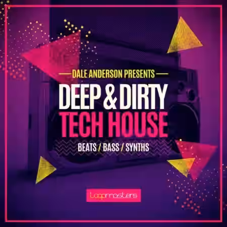 Loopmasters Dale Anderson Presents Deep and Dirty Tech House [MULTiFORMAT] - Sample Pack Artwork