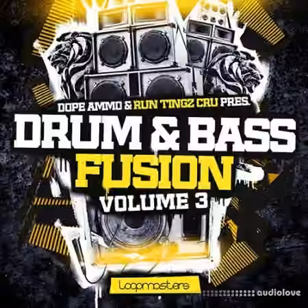 Loopmasters Dope Ammo and Run Tingz Cru Drum and Bass Fusion Vol.3 [MULTiFORMAT] - Sample Pack Artwork