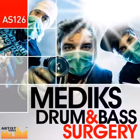 Loopmasters Mediks Drum and Bass Surgery [MULTiFORMAT] - Sample Pack Artwork