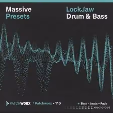 Loopmasters Patchworx 110 LockJaw Drum and Bass [WAV, MiDi, Synth Presets] - Sample Pack Artwork